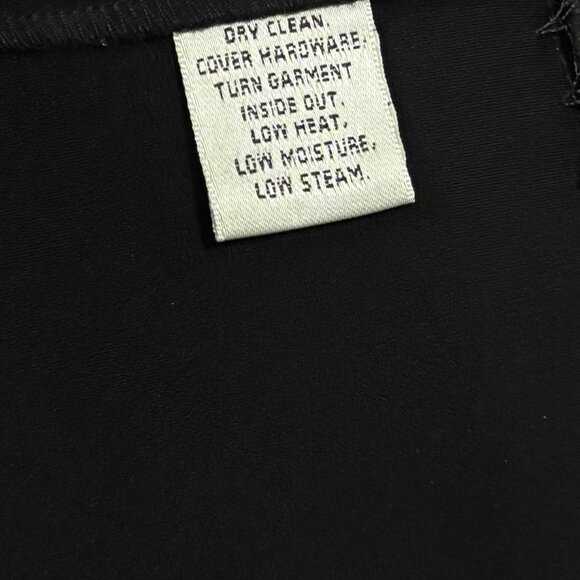 St. John Caviar Black Cropped Dress Pants Size 6 - Picture 7 of 7